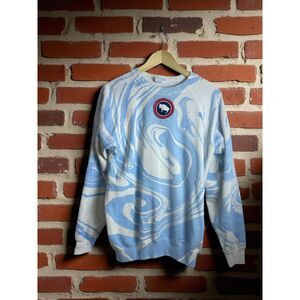 Vintage Hanes Crewneck Sweatshirt– Buffalo Bills – Marble Tie-Dye Size L (42-44)